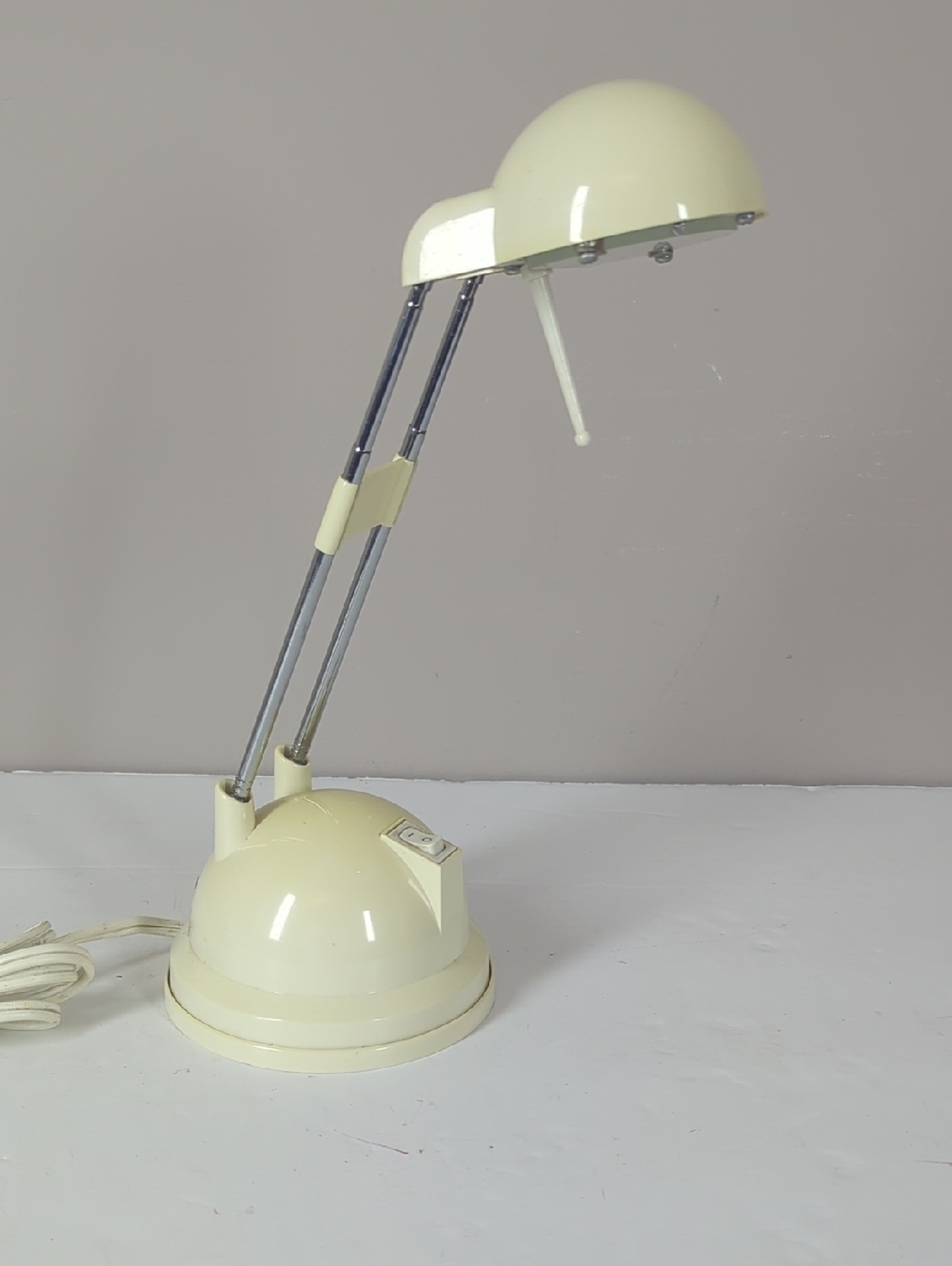 Vintage IKEA Espressivo 77 Desk Lamp Adjustable Arm Cream Retro